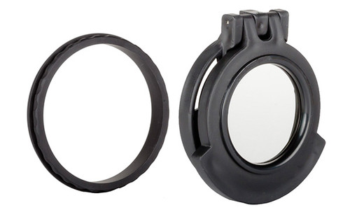 Clear See-Through Scope Cover with Adapter Ring  for the Kahles Helia 5 (1.6-8x42i) | Black | Objective | KH5042-CCR