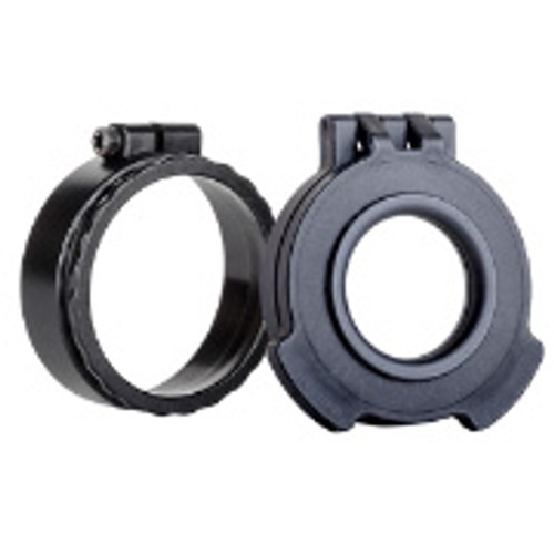 Clear See-Through Scope Cover with Adapter Ring  for the Minox ZX 2-10X50 | Black | Ocular | UAC101-CCR