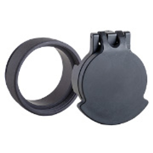 Scope Cover with Adapter Ring (ARD Compatible)  for the Schmidt & Bender 1.1-8x24 PM II High Power | Black | Objective | 24SBC0-FCR