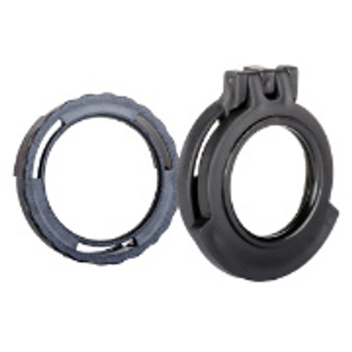 Clear See-Through Scope Cover with Adapter Ring  for the Schmidt & Bender 2.5-10x40 Summit | Black | Ocular | SB50EC-CCR