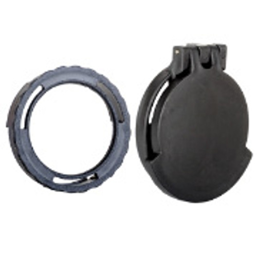 Scope Cover with Adapter Ring  for the Schmidt & Bender 3-12x50 PM II/P | Black | Ocular | SB50EC-FCR