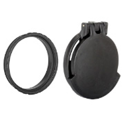 Scope Cover with Adapter Ring (ARD Compatible)  for the Schmidt & Bender 5-20x50 PM II Ultra Short | Black | Objective | 50FCR-001BK1