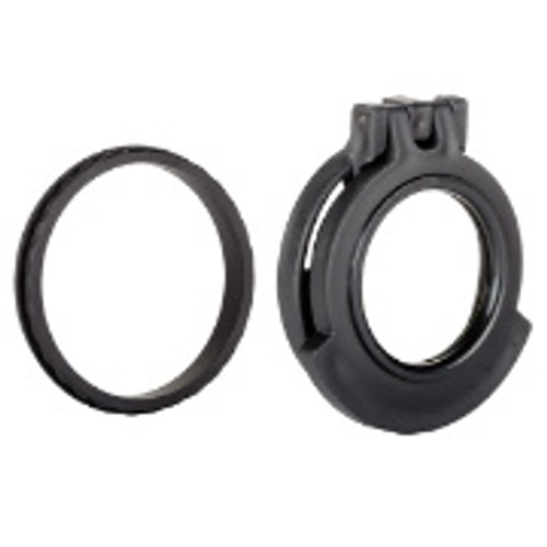 Clear See-Through Scope Cover with Adapter Ring  for the Schmidt & Bender Klassik 10x42 | Black | Objective | 42SBCF-CCR
