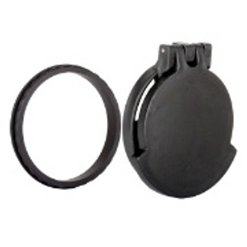 Scope Cover with Adapter Ring  for the Schmidt & Bender Klassik 6x42 | Black | Objective | 42SBCF-FCR