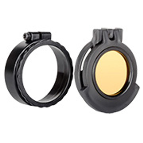 Amber See-Through Scope Cover with Adapter Ring  for the Sightron SIII SS (LR) 3.5-10X44 | Black | Ocular | UAC021-ACR