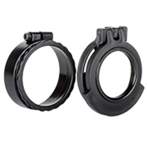 Clear See-Through Scope Cover with Adapter Ring  for the Sightron SVSSED 4.5-24x56 | Black | Ocular | UAC021-CCR