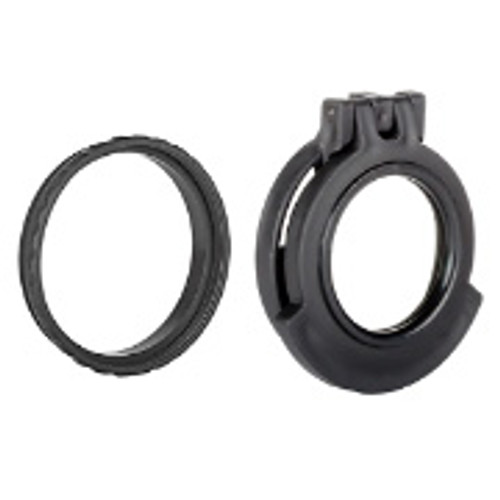 Clear See-Through Scope Cover with Adapter Ring  for the Trijicon AccuPoint 5-20x50 | Black | Objective | 50NFCC-CCR