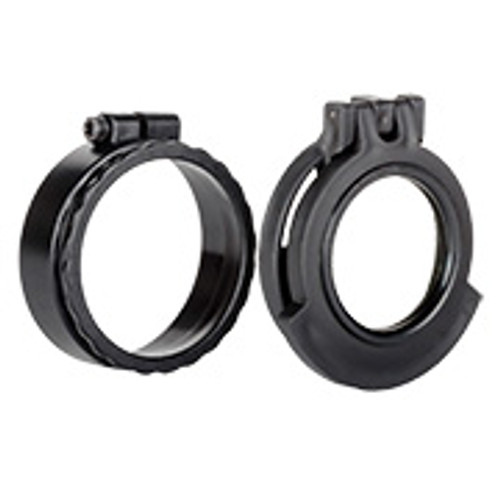 Clear See-Through Scope Cover with Adapter Ring  for the Vortex Viper PST 6.5-20x50 | Black | Ocular | UAC006-CCR
