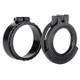 Clear See-Through Scope Cover with Adapter Ring  for the Kahles 1050i FT s 10-50 x 56 | Black | Ocular | UAC005-CCR