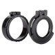 Clear See-Through Scope Cover with Adapter Ring  for the Kahles Helia 5 (1.6-8x42i) | Black | Ocular | UAC005-CCR
