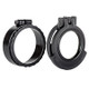 Clear See-Through Scope Cover with Adapter Ring  for the Leica ER5 3-15x56 | Black | Ocular | UAC008-CCR