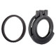 Clear See-Through Scope Cover with Adapter Ring  for the Meopta MeoPro 3.5-10x44 | Black | Objective | 42SBCF-CCR