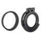 Clear See-Through Scope Cover with Adapter Ring (ARD Compatible)  for the Minox ZE 2-10X50 | Black | Objective | 50CCR-001BK1