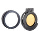 Amber See-Through Scope Cover with Adapter Ring  for the Schmidt & Bender 1-8x24 Exos | Black | Ocular | SB24EC-ACR