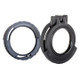 Clear See-Through Scope Cover with Adapter Ring  for the Schmidt & Bender 2.5-10x40 Summit | Black | Ocular | SB50EC-CCR