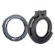 Clear See-Through Scope Cover with Adapter Ring  for the Schmidt & Bender 3-12x50 PM II | Black | Ocular | SB50EC-CCR