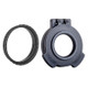 Clear See-Through Scope Cover with Adapter Ring (ARD Compatible)  for the Schmidt & Bender 5-25x56 PM II RAL8000 | Black | Objective | SB5600-CCR