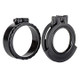 Clear See-Through Scope Cover with Adapter Ring  for the Sightron SIH (HS) 3.5-10x50 | Black | Ocular | UAC006-CCR