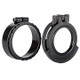 Clear See-Through Scope Cover with Adapter Ring  for the Sightron SIII SS (LR) 10x42 | Black | Ocular | UAC021-CCR