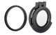 Clear See-Through Scope Cover with Adapter Ring  for the Swarovski Z6 1.7-10x42 | Black | Objective | KH5042-CCR