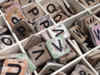 Holzbuchstabe - Y - im Scrabble-Style 