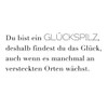 Kleiner Glücksbringer "Glückspilz" - räder