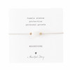 Edelsteinkarte Mondstein Gold Armband - A Beautiful Story