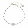 Universe Labradorit Blauer Achat Silber Armband - A Beautiful Story