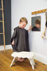 Kinder Badeponcho aus Mull - Muslin Poncho, Anthracite - Lässig