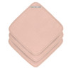 Waschlappen aus Mull (3 Stk) - Muslin Washcloth, Powder Pink - Lässig