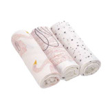 Spucktuch - Schwan groß - Heavenly Soft Swaddle - Lässig