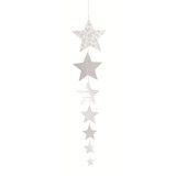 Papierkette - X-mas Paper Stars "Sterne mit Druck" - räder (Xmas)