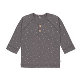 Baby Langarmshirt - Dots Antrazit - Lässig