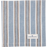 Stoffserviette - Ivah stripe blue - Greengate