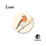Kühlschrank-Magnet - Klein - "red finch" - MS-0541 - Pickmotion
