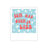 Kleine Postkarte "Ich hab dich so lieb" - MP-1114-DE - Pickmotion