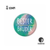 Kühlschrank-Magnet - klein - "bester Bruder" - MS-0577-DE - Pickmotion