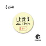 Kühlschrank-Magnet - klein - "Leben am Limit" - MS-0667-DE - Pickmotion