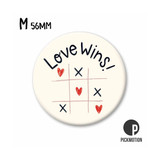 Kühlschrank-Magnet "Love wins" - MM-1745-EN - Pickmotion