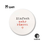 Kühlschrank-Magnet "Einfach mehr küssen" - MM-1777-DE - Pickmotion