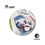Kühlschrank-Magnet "Kaffee Faultier" - MM-1786-DE - Pickmotion
