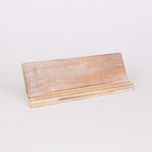 Holzleiste | Buchstabenbrett - 20 cm - natur - für alle Holzbuchstaben und Holzzeichen im Scrabble-Style
