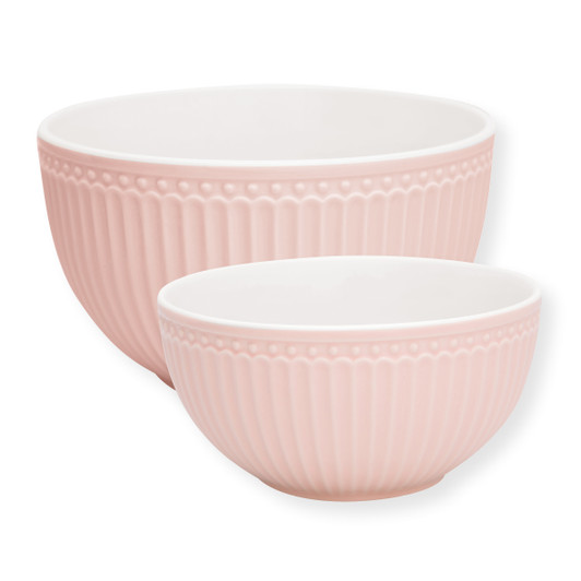 Servierschüssel groß - Pale pink - Serving bowl Alice pale pink - Greengate