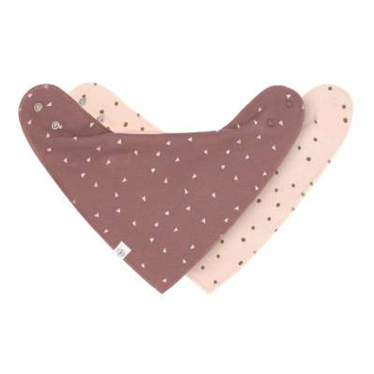 Dreieckstuch Baby (2 Stk)  Bandana Pink Cinnamon - Lässig