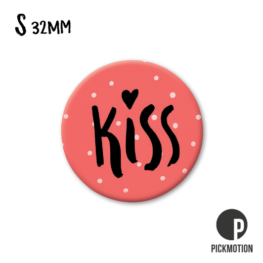Kühlschrank-Magnet - Klein - "Kiss" - MSQ 0188 EN - Pickmotion