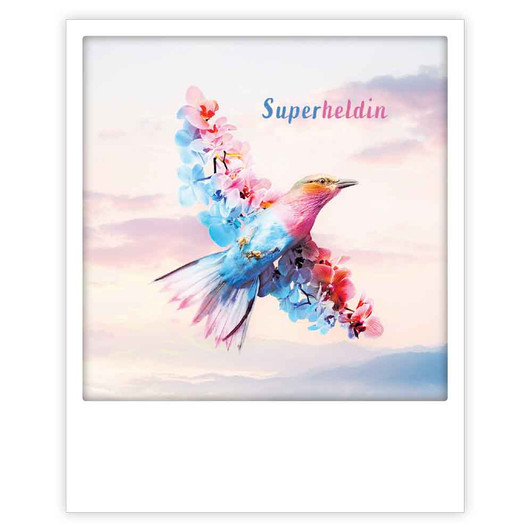 Photo-Postkarte "superheldin vogel" - ZG-1382-DE - Pickmotion