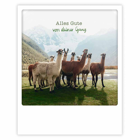 Photo-Postkarte "alles gute von deiner gang" - ZG-0900-DE - Pickmotion