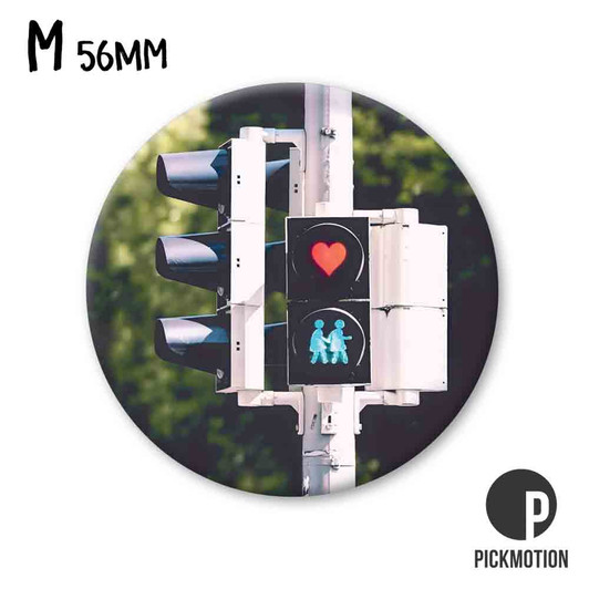 Kühlschrank-Magnet - Medium - "traffic light couple" - MM-1539 - Pickmotion