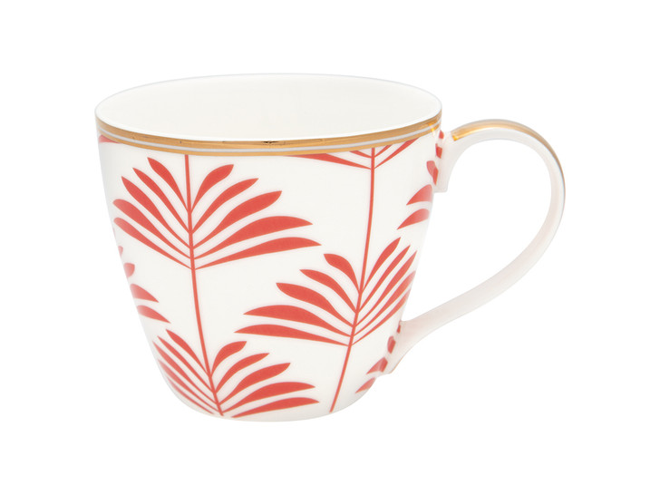 Becher mit Henkel - Maxime coral - Greengate