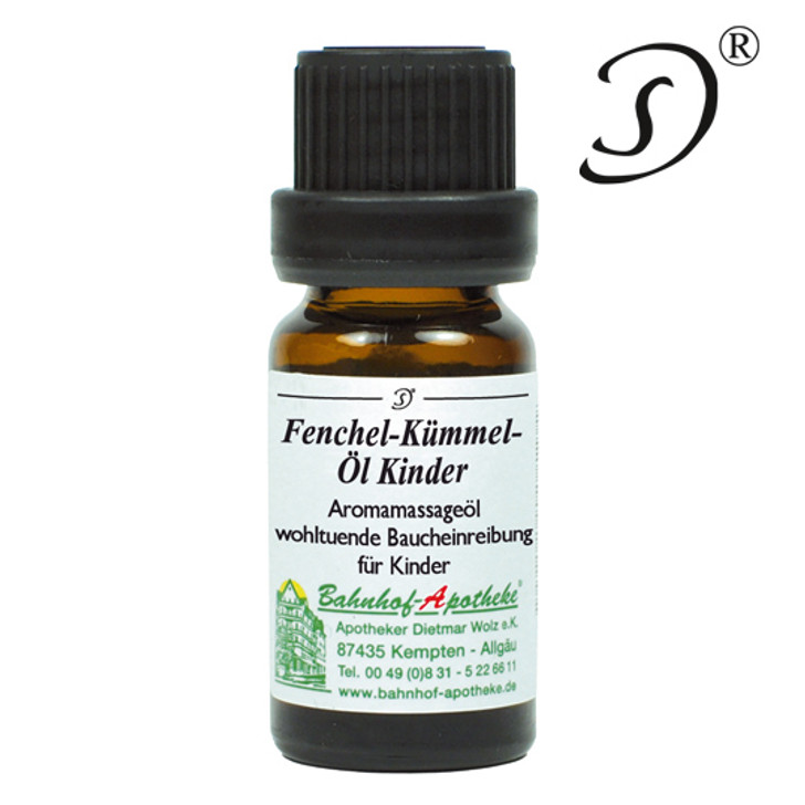 Fenchel Kümmel Öl für Kinder - 10ml - Bahnhof-Apotheke